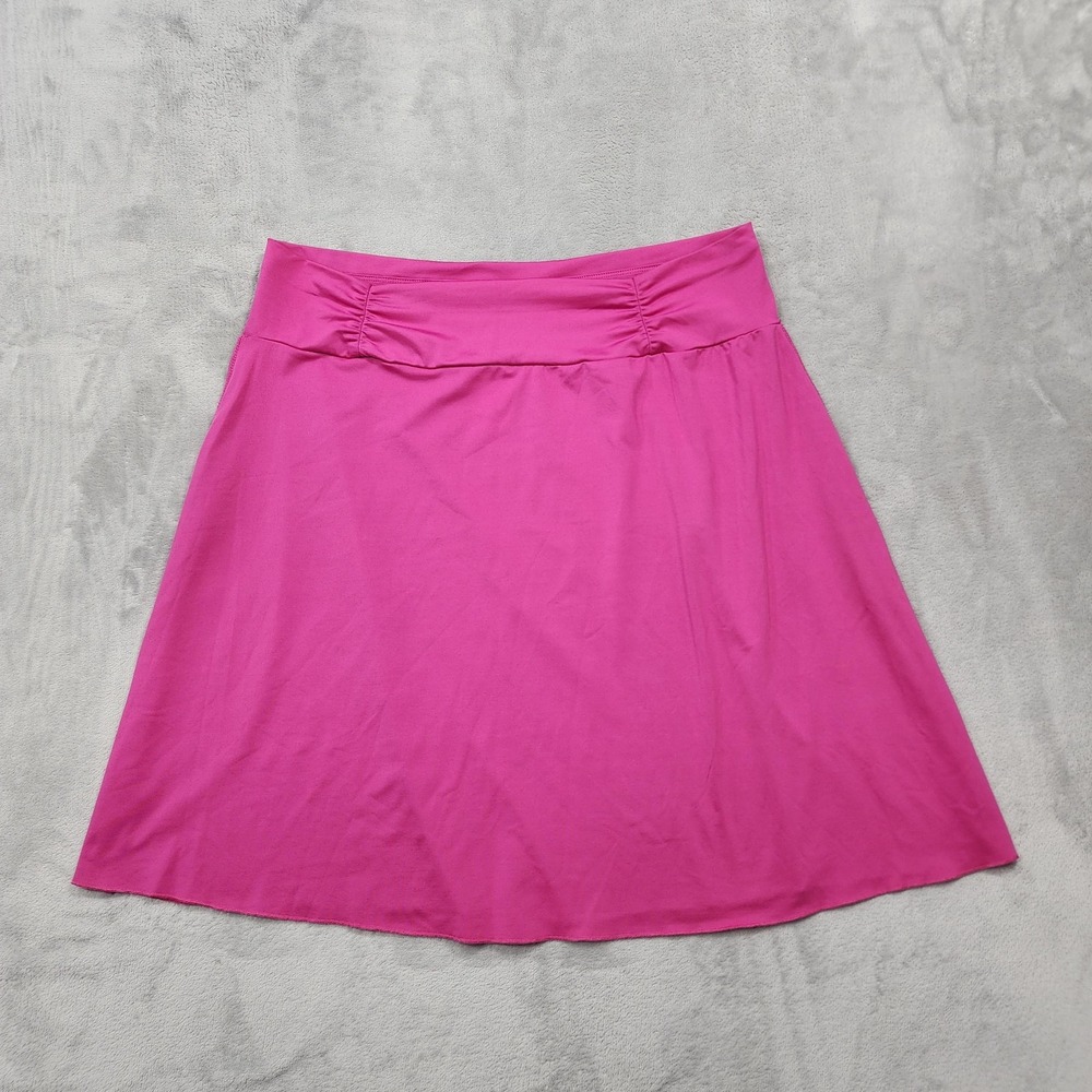 Tranquility Skirt Womens XX-Large Pink A-Line Knee Length Pull On Stretch Casual